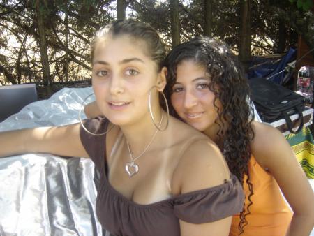 mes 2 couz marylaure et aude